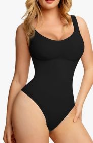 One Piece Shaping  The Transformation Of The Charm Of Women's Jumpsuits (Option: Blk-Xl)